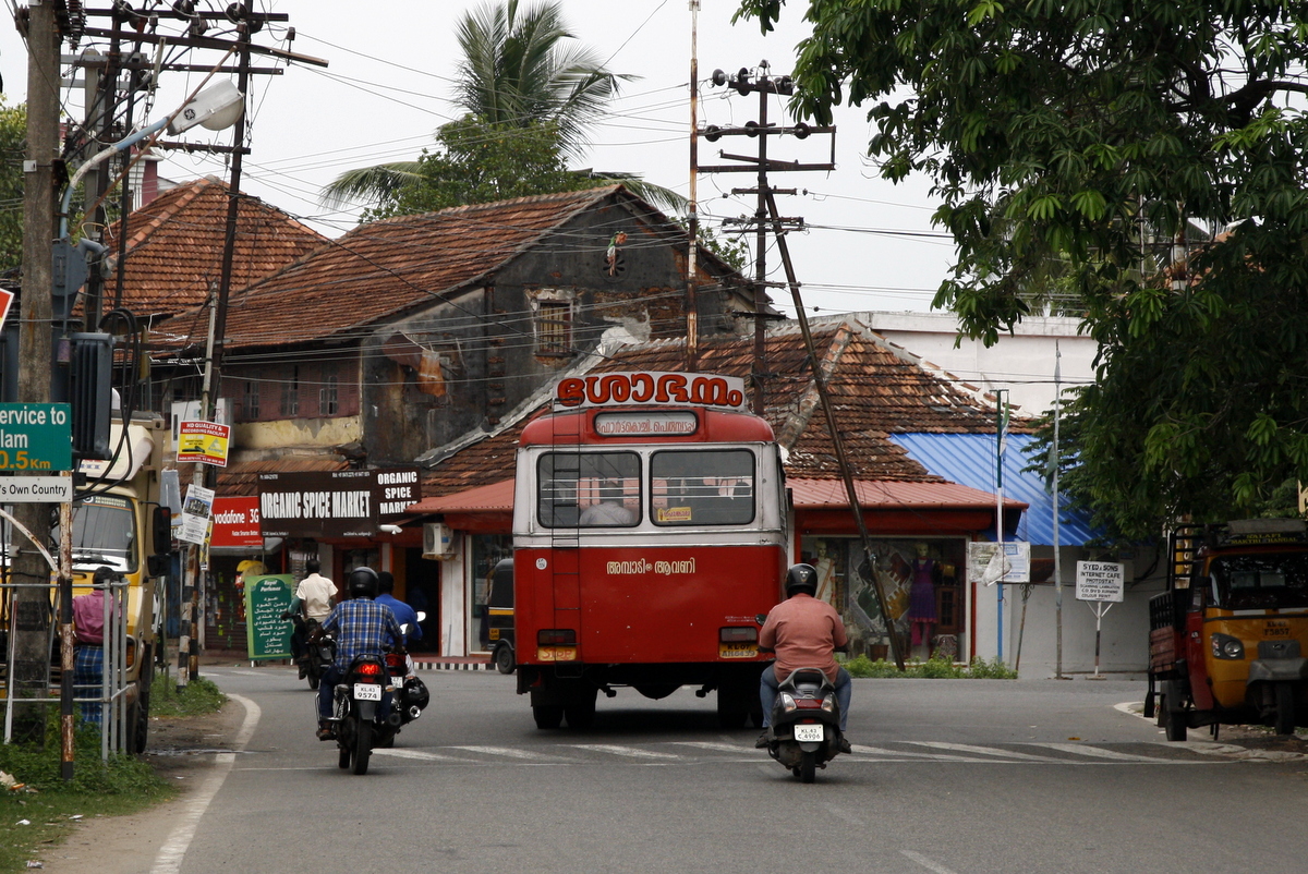 City Bus in Fort Kochi